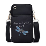 Chic Butterfly Pattern Waterproof Phone Bag - Stylish Crossbody Pouch for iPhone