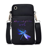 Chic Butterfly Pattern Waterproof Phone Bag - Stylish Crossbody Pouch for iPhone