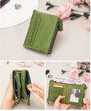 CONTACT’S Genuine Leather Bifold Wallet & Coin Purse for Women