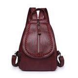 Stylish Women’s Synthetic Leather Backpack - Versatile Chest Bag for On-the-Go Elegance