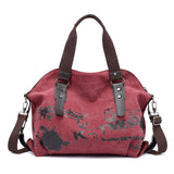 Urban Artistry - Women’s Graffiti Canvas Handbag