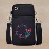 Chic Butterfly Pattern Waterproof Phone Bag - Stylish Crossbody Pouch for iPhone