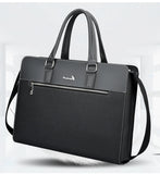 Men's Executive PU Leather Laptop Briefcase & Messenger Bag