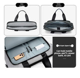 Modern Unisex PU Laptop Briefcase & Shoulder Bag (13.3" - 16")