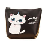 Adorable Kitten Coin Purse - PU Material Wallet for Children & Students