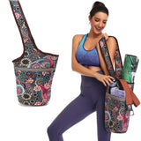 Trendy Canvas Yoga Mat Backpack - The Ultimate Companion for Your Outdoor Yoga Sessions
