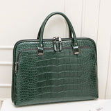 Fashion Women’s PU Leather Briefcase for 13.3" and 14.1" Laptop