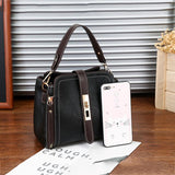 Vintage Elegance - Women’s Retro PU Leather Shoulder Bag