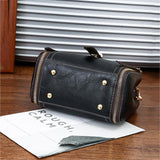 Vintage Elegance - Women’s Retro PU Leather Shoulder Bag