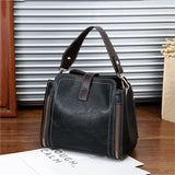 Vintage Elegance - Women’s Retro PU Leather Shoulder Bag