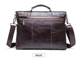 Professional Panache - Genuine Leather Men’s Briefcase