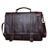 Professional Panache - Genuine Leather Men’s Briefcase