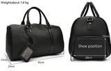 Spacious Durable and Convertible Multipurpose Leather Duffle Bag