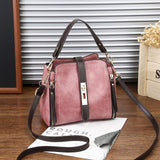 Vintage Elegance - Women’s Retro PU Leather Shoulder Bag