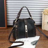 Vintage Elegance - Women’s Retro PU Leather Shoulder Bag