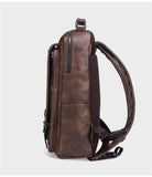 Executive Edge - JEEP BULUO Leather Men’s Backpack for Business and Travel