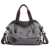 Urban Artistry - Women’s Graffiti Canvas Handbag