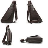 Classic Voyager - Vintage Genuine Leather Men’s Sling Bag