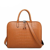 Elegant Ladies’ PU Leather Laptop Briefcase - Versatile Office Handbag for the Professional Woman