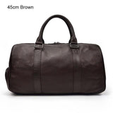 Spacious Durable and Convertible Multipurpose Leather Duffle Bag