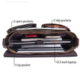 Professional Panache - Genuine Leather Men’s Briefcase