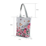 European Inspired Printed Beach Tote Bag