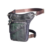 Comfortable and Spacious Leather Waist Bag for Men