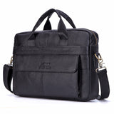 Urban Sophisticate - Men’s Genuine Leather Laptop Messenger Bag