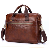 Urban Sophisticate - Men’s Genuine Leather Laptop Messenger Bag