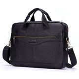 Urban Sophisticate - Men’s Genuine Leather Laptop Messenger Bag