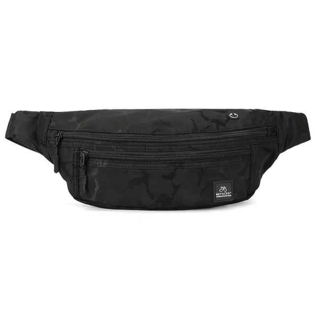Versatile Waterproof Waist Bag - Men’s Belt Bag & Sports Sling Chest Pack