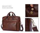 Urban Sophisticate - Men’s Genuine Leather Laptop Messenger Bag