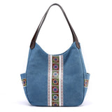 Trendy Multifunction Canvas Shoulder Bag - Spacious and Stylish for the Modern Woman