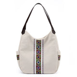 Trendy Multifunction Canvas Shoulder Bag - Spacious and Stylish for the Modern Woman