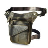 Comfortable and Spacious Leather Waist Bag for Men