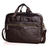 Urban Sophisticate - Men’s Genuine Leather Laptop Messenger Bag