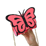 Charming Butterfly Crossbody Bag for Kids - Splash-Proof and Stylish