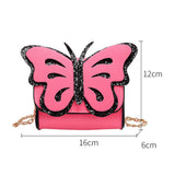 Charming Butterfly Crossbody Bag for Kids - Splash-Proof and Stylish