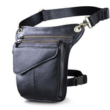 Comfortable and Spacious Leather Waist Bag for Men