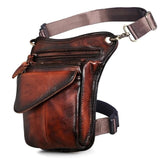 Comfortable and Spacious Leather Waist Bag for Men