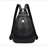 Stylish Women’s Synthetic Leather Backpack - Versatile Chest Bag for On-the-Go Elegance