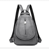 Stylish Women’s Synthetic Leather Backpack - Versatile Chest Bag for On-the-Go Elegance