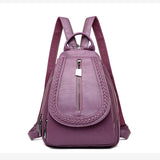 Stylish Women’s Synthetic Leather Backpack - Versatile Chest Bag for On-the-Go Elegance