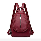 Stylish Women’s Synthetic Leather Backpack - Versatile Chest Bag for On-the-Go Elegance