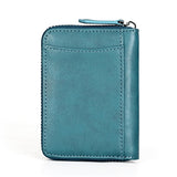 Unisex Genuine Leather Coin Purse - Compact Elegance with RFID Protection