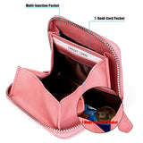 Unisex Genuine Leather Coin Purse - Compact Elegance with RFID Protection