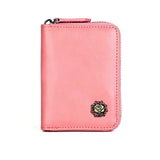 Unisex Genuine Leather Coin Purse - Compact Elegance with RFID Protection