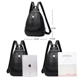 Stylish Women’s Synthetic Leather Backpack - Versatile Chest Bag for On-the-Go Elegance